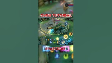 Chou Skill tutorial   #mobilelegends #shortvideo #shorts #short #shortsfeed