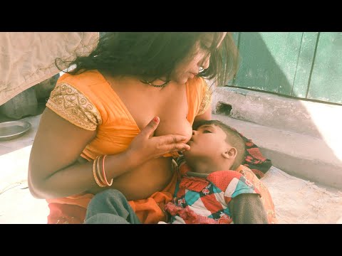 Desi mom breastfeeding vlog 🐥 2024 #viralvideo
