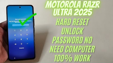 Motorola Razr Ultra 2025 Hard Reset | Unlock Password Without PC | Easy Method