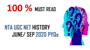 History net Question 2020||NTA UGC NET HISTORY 2020 ||Net Question Paper History 2020|| UGC NET EXAM