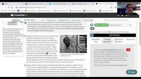 How to use the Different text Functions in CommonLit   Student Version