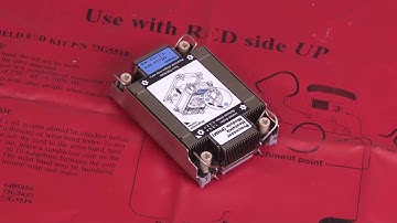 Lenovo ThinkSystem SR860 V2 installing a heat sink Torx T30 nut