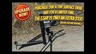 Details Surface drive with engine sale!  October 2026 Update