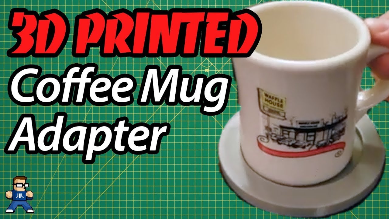 3D Printing a Coffee Mug Cupholder Adapter YouTube