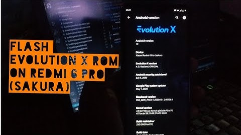 How to install  Evolution X 4.5 Custom Rom On Xiaomi Redmi 6 PRO [sakura] on any Android 🔥