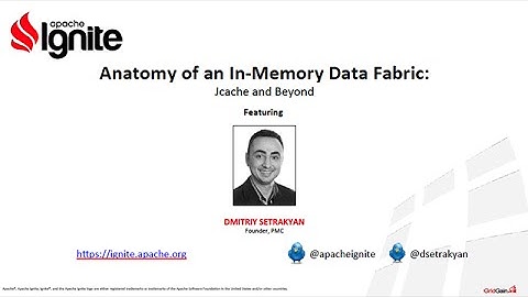Anatomy of an In Memory Data Fabric