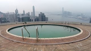 I found an abandoned rooftop pool...