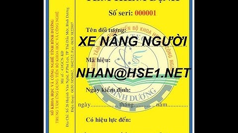 Tiêu chuẩn đánh giá xe nâng người