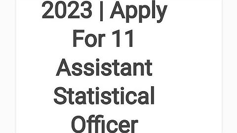 ASO ! Assistant statistical officer 2023 | #aso #statistics #upsc #iss #maths #rpsc #set