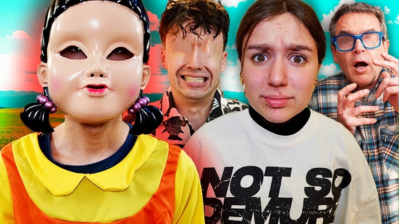 NE PAS REGARDER LA POUPÉE DE SQUID GAME DANS LES YEUX ! - PINK LILY