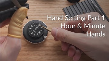 Watch hand installation detailed guide part 1: Hour and Minute hands (movement with date)