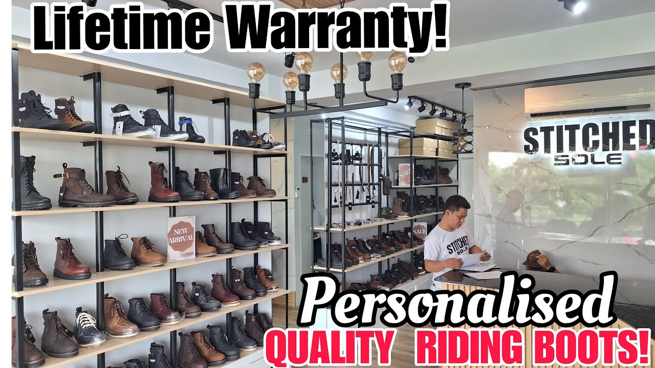 SOBRANG GANDA NG Riding Boots sa Stiched Sole !  Solid may Lifetime Warranty !
