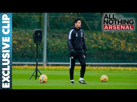 EXCLUSIVE CLIP: Arteta Plays LIVERPOOL Anthem in Training! | All or Nothing: Arsenal