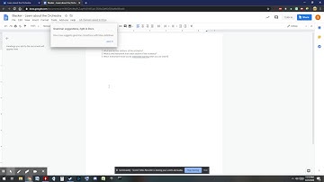 How To Create a Google Doc in GC for Assignments!