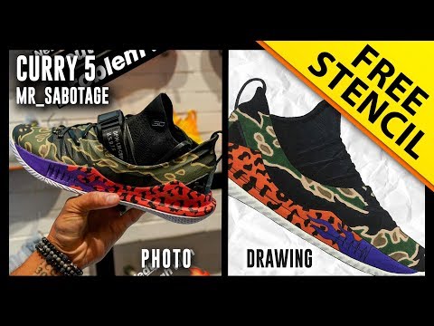 Curry 5 Custom: Mr_Sabotage - Sneaker 