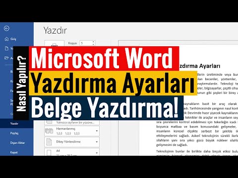 Video: Microsoft yazdırma hizmetinin adı nedir?