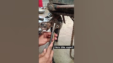 Main stand spring lagane ka sahi tarika hero bike expert #herobikes #automobile #heromotors