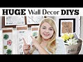 HUGE DIY Dollar Tree Wall Decor IDEAS YOU NEED TO TRY! | High-End Dollar Tree Farmhouse DIYS 2021