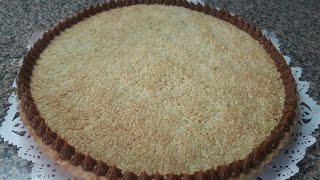 receta de tarta de coco y dulce de leche