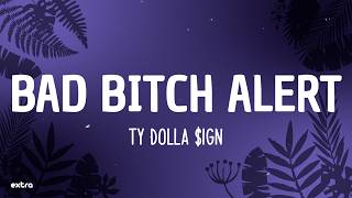 bad bitch alert - Ty Dolla $ign (Lyrics/Letra)