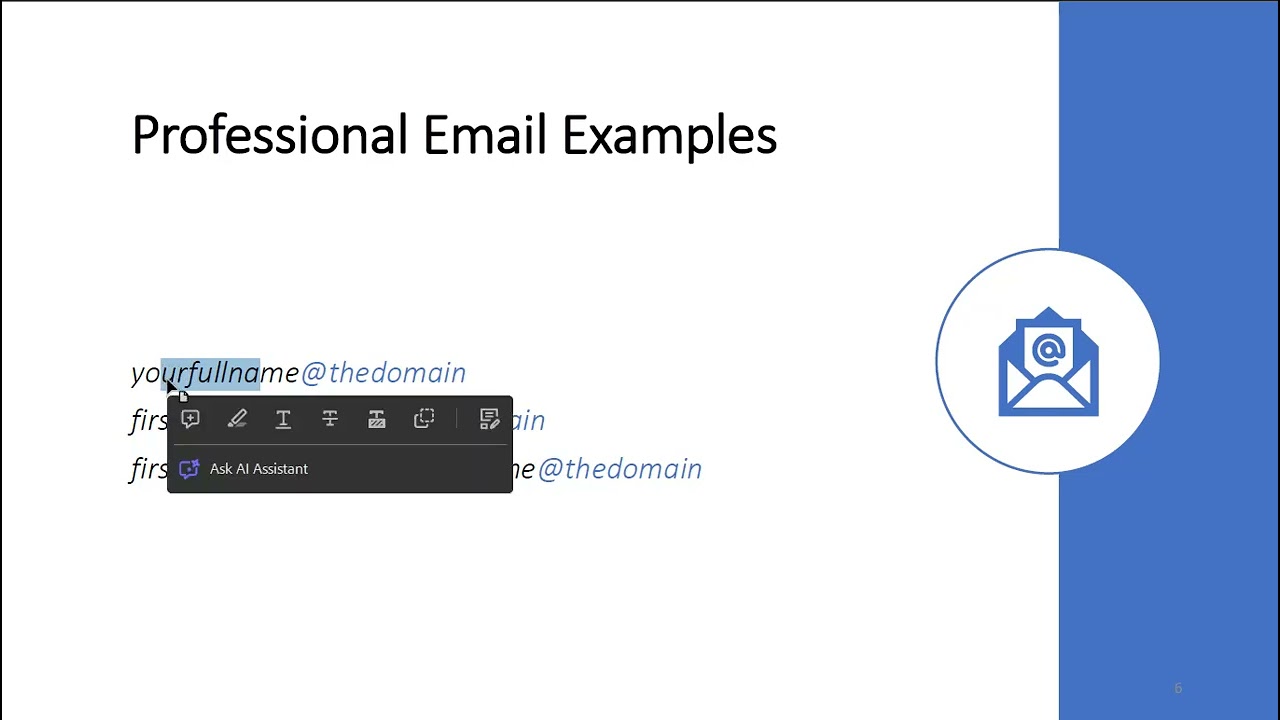 How to write an email Lec - (Transferable Skills )