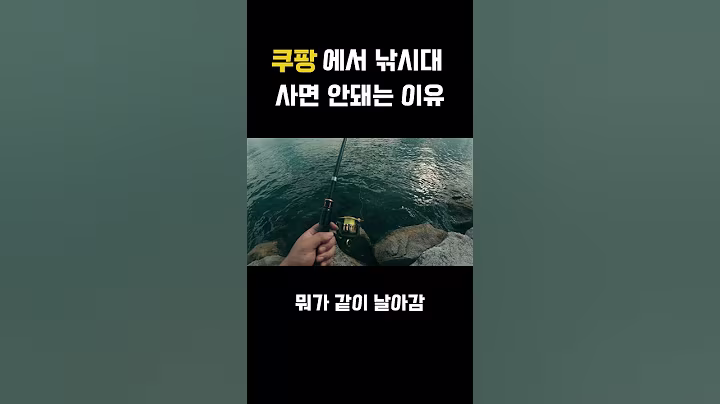 쿠팡에서 낚시대 사면 안돼는 이유 #낚시 #여행 #멘붕 #쿠팡 #불량 #고장
