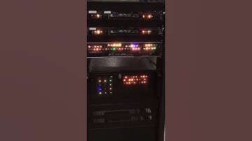 Simulated server rack lights