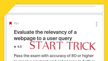 Evaluate the relevancy of a webpage to a user query exam pass 80+ skill trick 💯