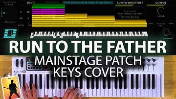 Run To The Father MainStage patch keyboard cover - Cody Carnes
