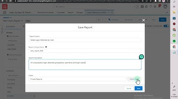 Build Authentication Monitoring Reports |Step 2 |Authentication Governance Superbadge Unit