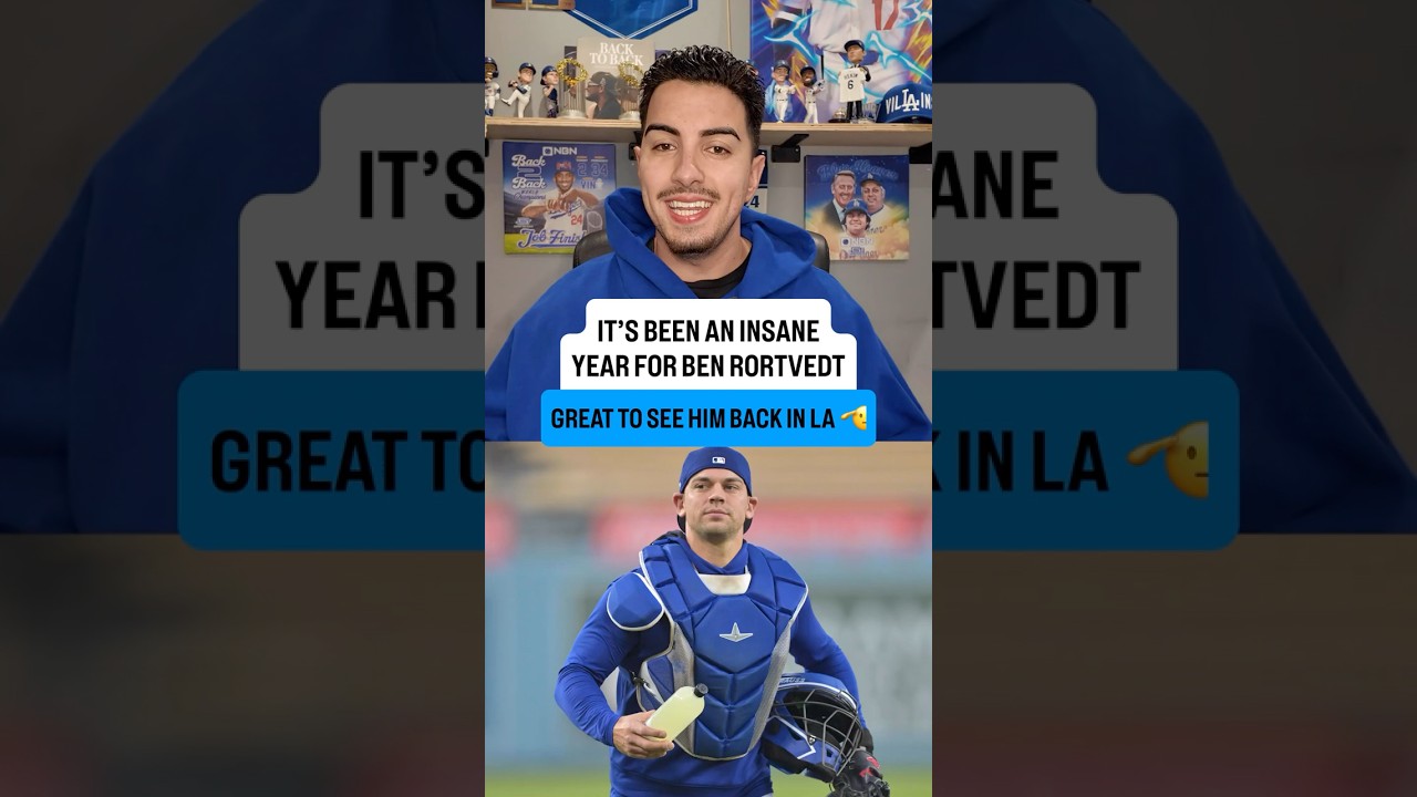 Ben Rortvedt keeps finding his way back to the Dodgers 🔥 - YouTube