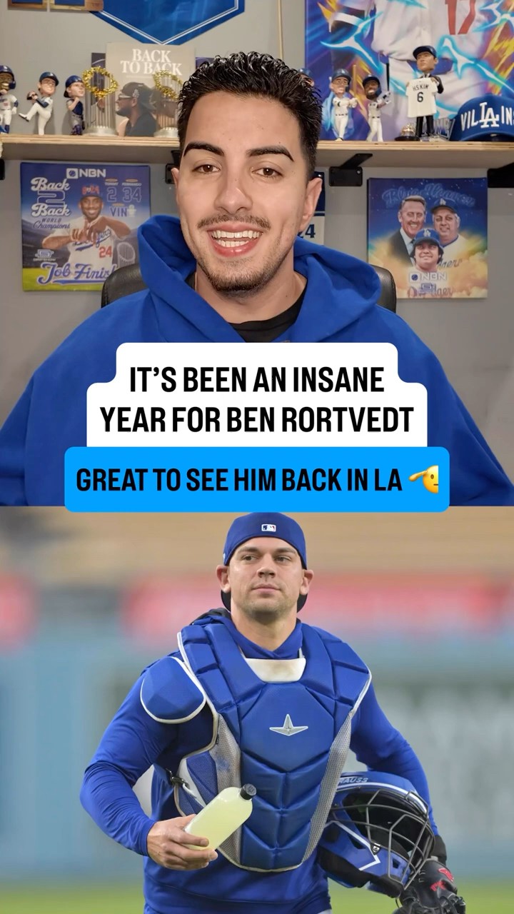 Ben Rortvedt keeps finding his way back to the Dodgers 🔥 - YouTube