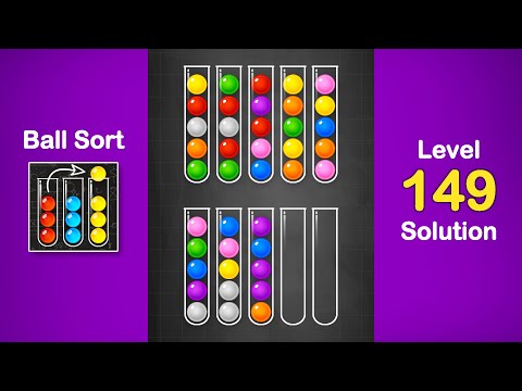 Ball Sort Puzzle Solution Level 149