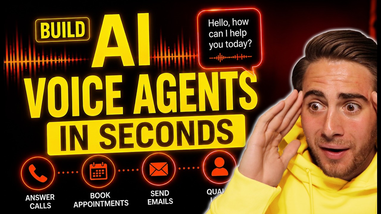 The Fastest Way to Build AI Voice Agents That Actually Work (AI Voice Agent Beginner Tutorial)