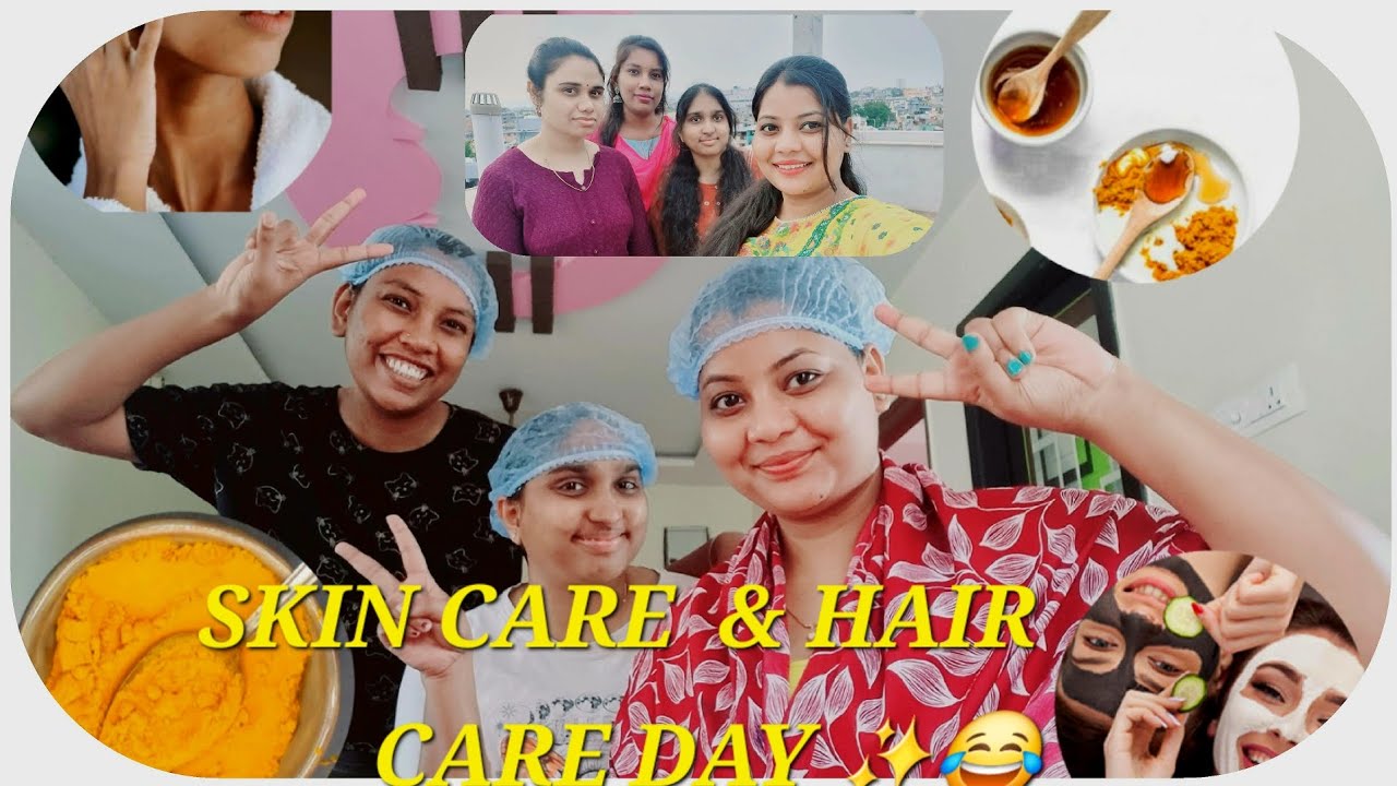 AJI AMARA SKIN CARE DAY & HAIR CARE DAY💅 😅 HOSTELLIFE 💞 FUN