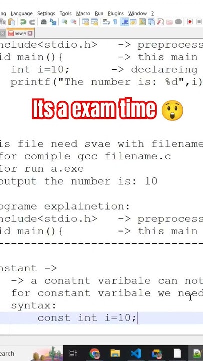 it's exam time😲 #coding #javascript #code #java #c #bca #bscit # ...
