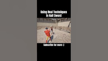 Using Real Sword Techniques: Dodge, Parry, Tail Guard Strike | Half Sword Playtest