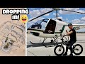 Going To Skateparks In A HELICOPTER! *Filled with SAND?!*