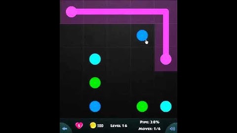 flow game facebook - basic pack level 16 Connect the dots