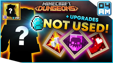 IMPOSSIBLE! UNUSED SECRET Enchantments  + UPGRADED Build Showcase in Minecraft Dungeons