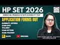 📢 HP SET 2026 Application forms, Eligibility, Exam date, Pattern, Syllabus | Complete Information