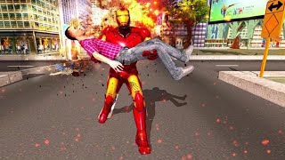 Superhero Iron Robot Rescue Mission 2019 - Android Games #IRON MAN GAMING screenshot 4