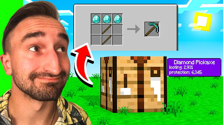 Minecraft, BUT Crafting ENCHANTS Everything...