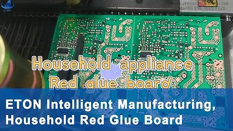 High-Speed Red Glue Board Production | Stable Mounting for Household Electronics