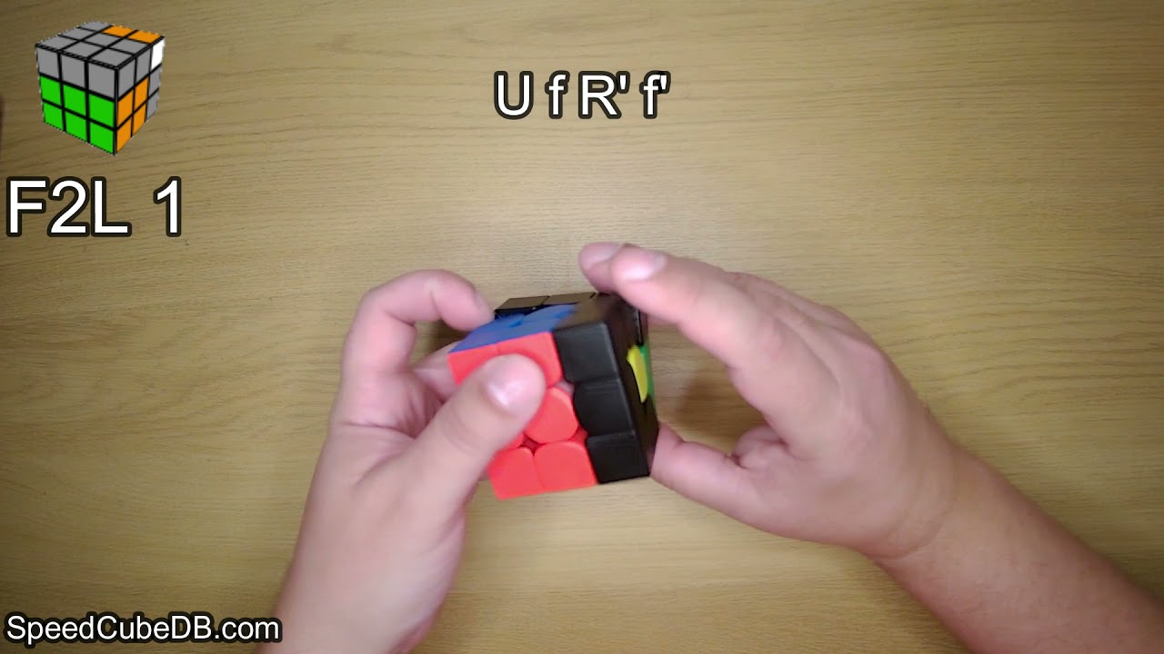 F2L Algorithms, BR Slot - F2L 1