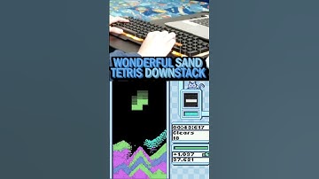 Wonderful Sand Tetris Downstack #shorts #tetris