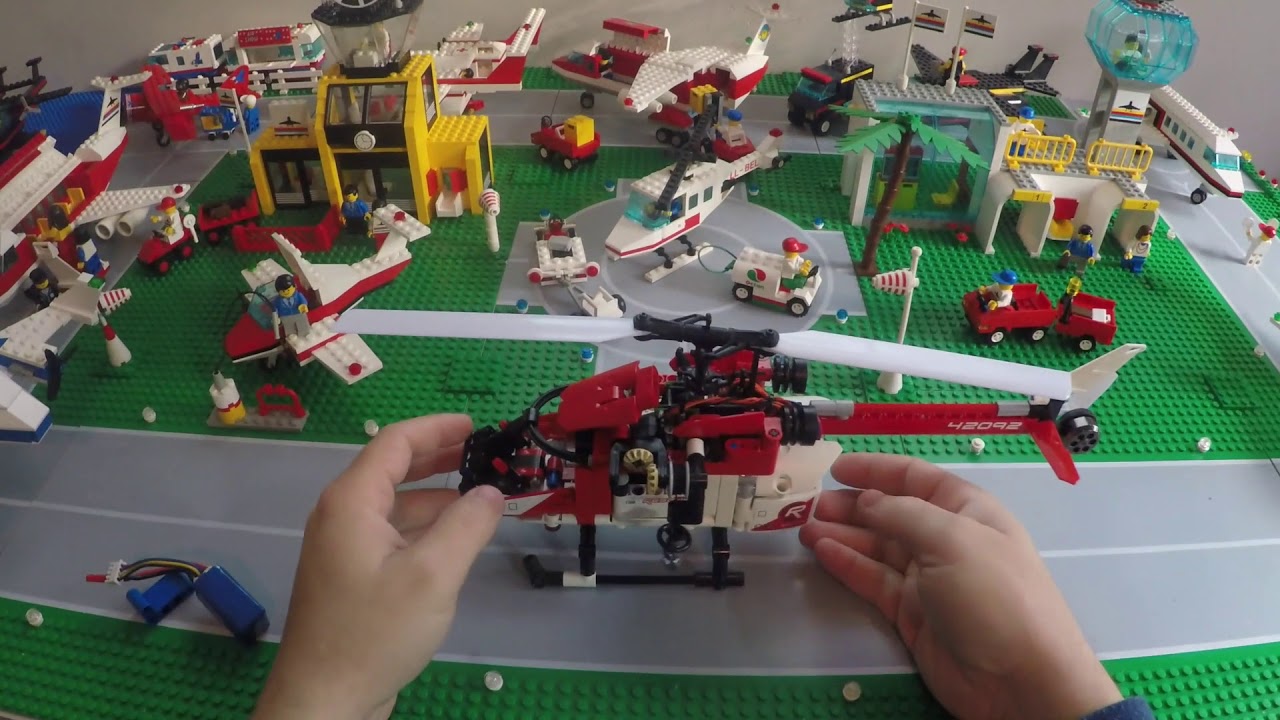 Flying LEGO Technic Helicopter