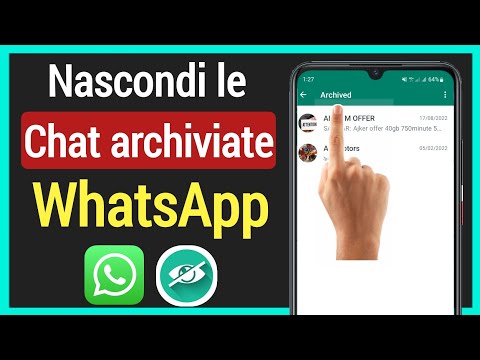 Video: Cos'è l'archivio in whatsapp?