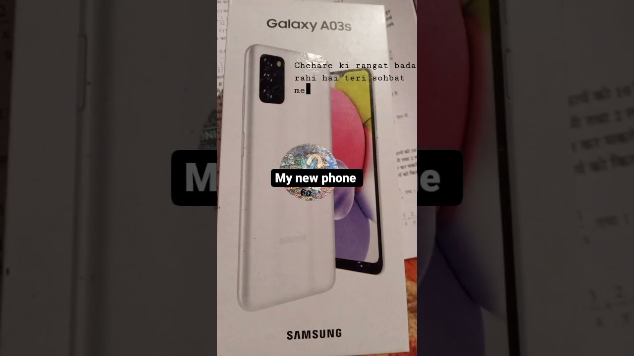 Samsung galaxy A03S New Released Samsung Phone