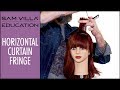 Curtain Fringe - Curtain Bangs How-To with Horizontal Sections